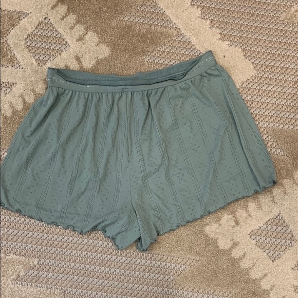 Green Victoria's Secret Intimate Shorts Pajama Bottoms - Picture 6 of 6